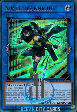 Yugioh S:P Little Knight RA03-EN049 Ultra Rare 1st Edition - Image 3