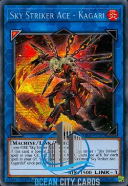 Yugioh Sky Striker Ace - Kagari MP19-EN257 1st Ed - Image 1