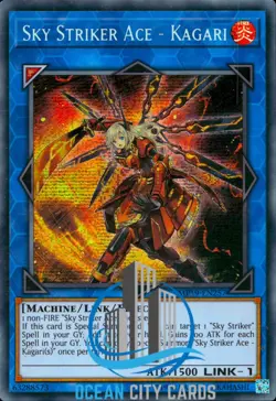 Yugioh Sky Striker Ace - Kagari MP19-EN257 1st Ed - Image 3