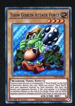 Toon Goblin Attack Force - LDS1-EN061 - Common - 1st Edition - Yugioh - Image 1