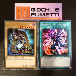 LOTTO 2 CARTE MAGO NERO in italiano YUGIOH rarita MISTE yu-gi-oh! UN VERO AFFARE - Image 1