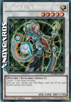 MAGICAL ANDROID • (Androide Magico) • Segreta • BLMM EN147 • 1Ed • Yugioh! - Image 1