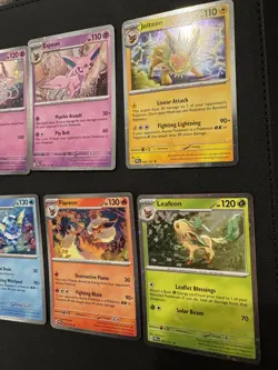 Pokemon Prismatic Evolutions Costco 8 Eevelutions Cosmos Holo Promo Cards Set - Image 3