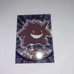 Pokemon #94 Gengar Card Topps 2000 TV Animation Edition Nintendo - Image 1