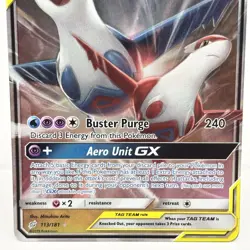 2019 Latias & Latios GX 113/181 Team Up Ultra Rare Full Art Pokemon Card NM - Image 3
