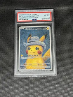 Pikachu with Grey Felt Hat 085 Sv: Scarlet & Violet Promo Cards Regular PSA 6 - Image 1