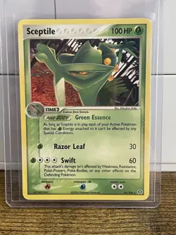 (NEAR MINT) 2005 Sceptile Regular Rare 10/106 Pokemon Emerald TCG Card - Image 1