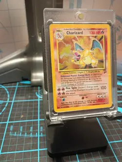 Charizard Holo 4/130 Base Set 2 Pokemon Card 2000 WOTC Heavily Played Pr Rare - Image 3