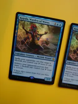 MTG Card. Kopala, Warden of Waves X2 Ixalan MErfolk wizard Blue Foil as pics - Image 5