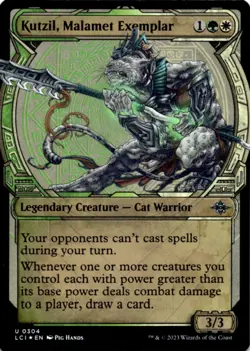 MTG Kutzil, Malamet Exemplar (Showcase) Foil NM The Lost Caverns of Ixalan Magic - Image 1