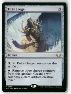 Titan Forge Commander: Edge of Eternities MAGIC MTG NM - Image 1