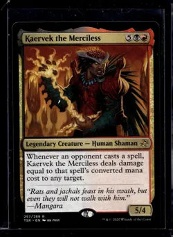 1x Kaervek the Merciless NM-Mint, English Time Spiral Remastered MTG Magic - Image 1
