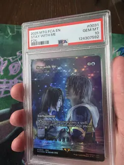 💫 2025 MTG FINAL FANTASY: THROUGH THE AGES FOIL #0031 STAY WITH ME PSA 10 💫 - Image 2