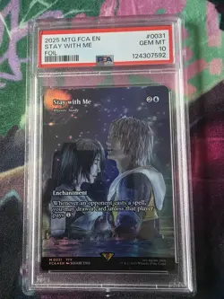 💫 2025 MTG FINAL FANTASY: THROUGH THE AGES FOIL #0031 STAY WITH ME PSA 10 💫 - Image 3