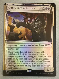 MTG / Gonti, Lord of Luxury / SLD / #1566 / RAINBOW FOIL / Rare / NM - Image 1