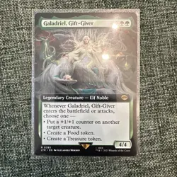 MTG LTR Non-Foil Galadriel Gift-Giver NM Unplayed 0393 Extended Art - Image 1
