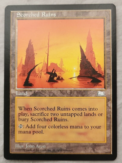 Scorched Ruins Weatherlight Regular NM Near Mint - Image 1