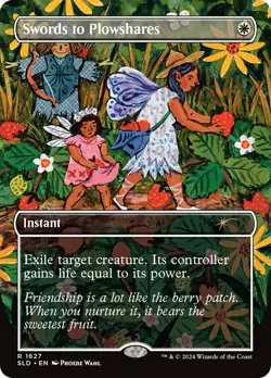 MTG Swords to Plowshares (1627) Secret Lair Drop Regular - Image 1