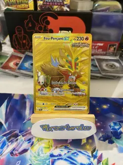 Carte Pokemon FEU-PERCANT 214/162 EX GOLD EV5 Ecarlate et Violet TEF NEUF🇫🇷 - Image 1