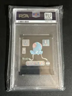 1998 Pokemon Amada JPN Tentacool Super DX Stickers Clear psa 9 - Image 3