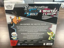 Pokemon Black Bolt & White Flare Poster Collection Box - New, Sealed - Image 2