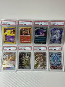 8x Pokemon PSA Slab Lot - CHARIZARD, GENGAR, FLAREON, RESHIRAM & More 🔥📈 - Image 1