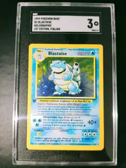 Pokemon Blastoise Set Base Prima Edizione SGC 3 Ita No Shining Goldstar - Image 1
