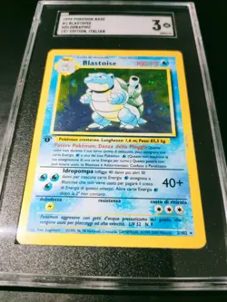 Pokemon Blastoise Set Base Prima Edizione SGC 3 Ita No Shining Goldstar - Image 3