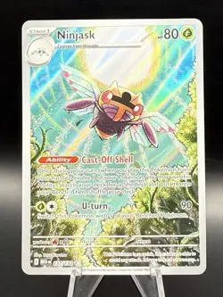 Pokemon TCG Ninjask Illustration Rare #137/132 Mega Evolutions NM/M - Image 1