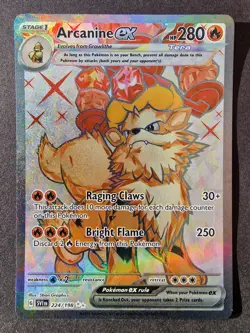 Arcanine ex 224/198 - Sv01: Scarlet & Violet Base Set Holo Pokemon TCG English - Image 1