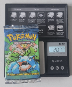 Pokemon Base Set Booster Pack - Venusaur Art - WOTC 1999 - WEIGHED! 20.77 grams! 742818061582 - Image 1