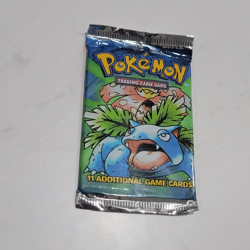 Pokemon Base Set Booster Pack - Venusaur Art - WOTC 1999 - WEIGHED! 20.77 grams! 742818061582 - Image 5