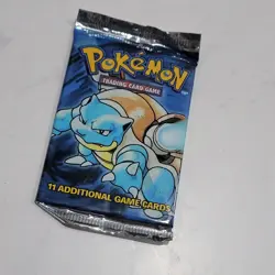 Pokemon Base Set Booster Pack - Blastoise Art - WOTC 1999 WEIGHED! 20.69 grams! 742818061582 - Image 5