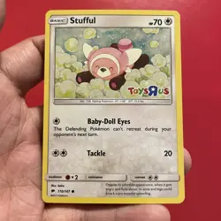 Pokemon Stufful 110/147 Toys R Us Burning Shadows Cosmos Holo Promo - Image 1