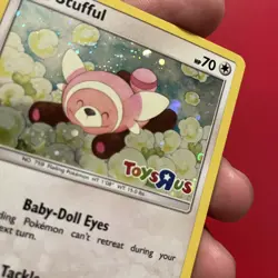 Pokemon Stufful 110/147 Toys R Us Burning Shadows Cosmos Holo Promo - Image 2