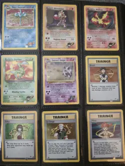 1st Edition/Unlim Gym Heroes 100% Complete Set 132/132 Unlimited Pokemon NM-LP - Image 2