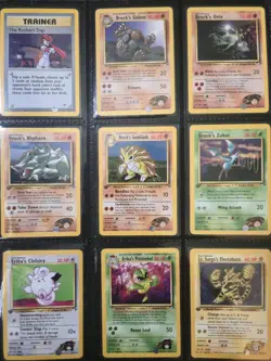 1st Edition/Unlim Gym Heroes 100% Complete Set 132/132 Unlimited Pokemon NM-LP - Image 3