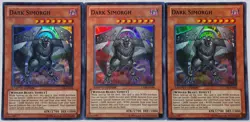 Yugioh 3x Dark Simorgh CT08-EN006 Super Rare Limited Edition Near Mint Playset - Image 1