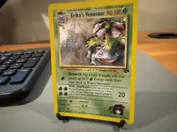 Pokemon TCG Erika's Venusaur Gym Challenge Holo Card 4/132 Unlimited Rare - Image 3