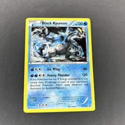 Pokemon TCG Black Kyurem XY160 Holo Promo Card Black Star Promos - Image 1