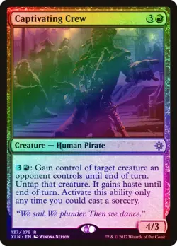 Captivating Crew FOIL Ixalan PLD Red Rare MAGIC THE GATHERING CARD ABUGames - Image 1