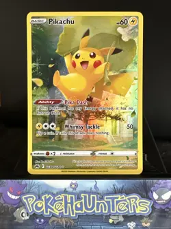 Pokemon Card Pikachu GG30/GG70 Galarian Gallery Crown Zenith Near Mint - Image 1