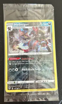 Hydreigon 110/189 THANK YOU Stamped Holo Pokemon Promo Card SEALED USA Exclusive - Image 1
