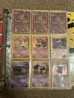 Pokemon TCG Vintage Collection Binder with Cards Holos and Rares NM - LP - Image 1
