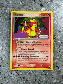 Pokemon TCG Cards Magmar 21/92 Legend Maker Reverse Holo Rare EXC - Image 1