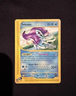 Pokemon Card Suicune Wizards of the Coast Series #53 Black Star Promo 4EVER - Image 1