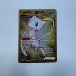 Pokemon Mew ex SVI Mew-205/165 Full Art Secret Rare Gold Card Mint TCG 2023 - Image 1