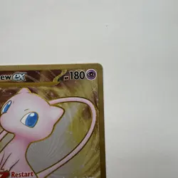 Pokemon Mew ex SVI Mew-205/165 Full Art Secret Rare Gold Card Mint TCG 2023 - Image 3