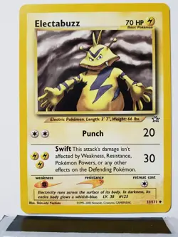Electabuzz - 33/111 Neo Genesis - Uncommon Pokemon EXC BUY 2 CARDS GET 1 FREE!! - Image 1