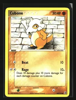 Pokemon - Cubone 60/113 Common Ex Delta Species LP-EXC BUY 2 CARDS GET 1 FREE!! - Image 1